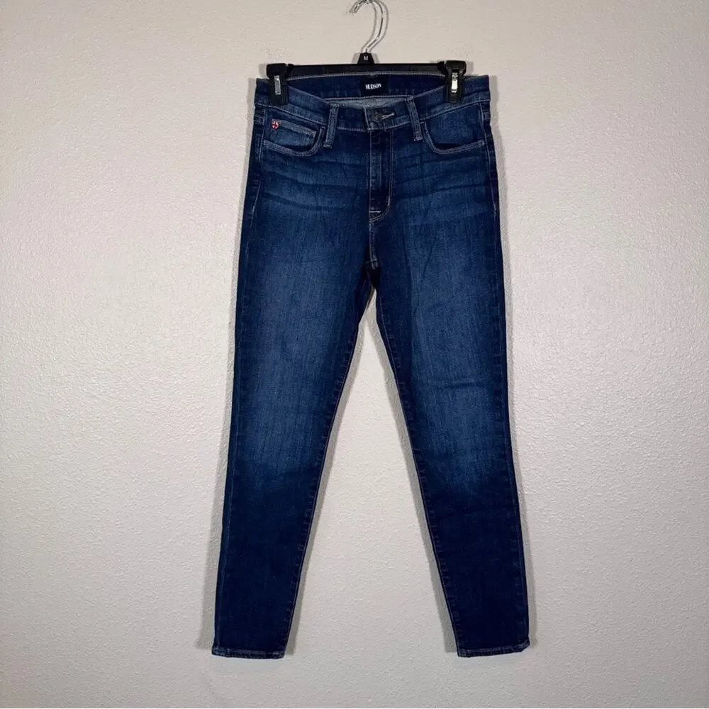 Hudson Blue Natalie Mortal Skinny Jeans Womens 27 Classic Fall Denim Ankle